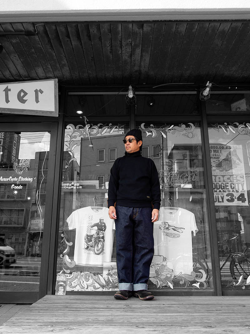 Naval High-Neck L/S Tee