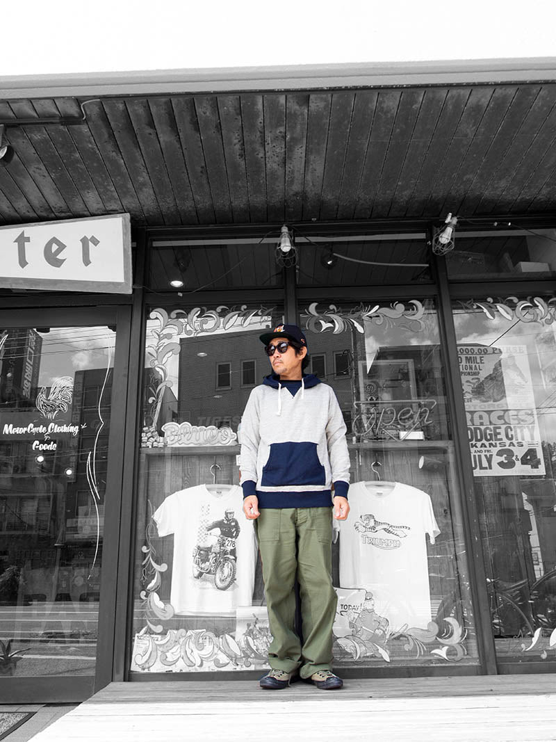 Cotton Relaxed After-Hood Sweatshirt