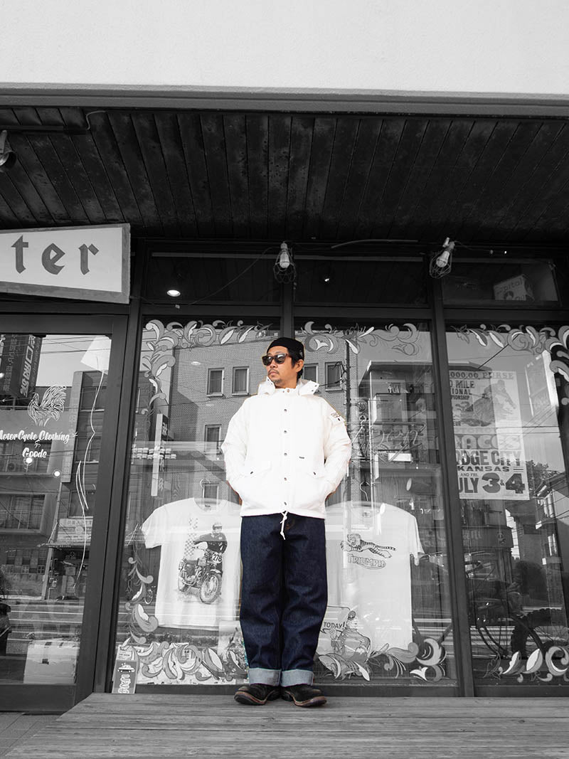 HOODED RACING JACKET