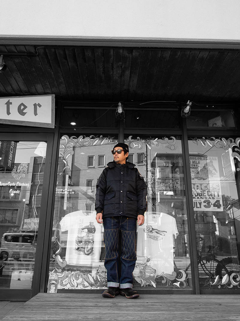 HOODED RACING JACKET