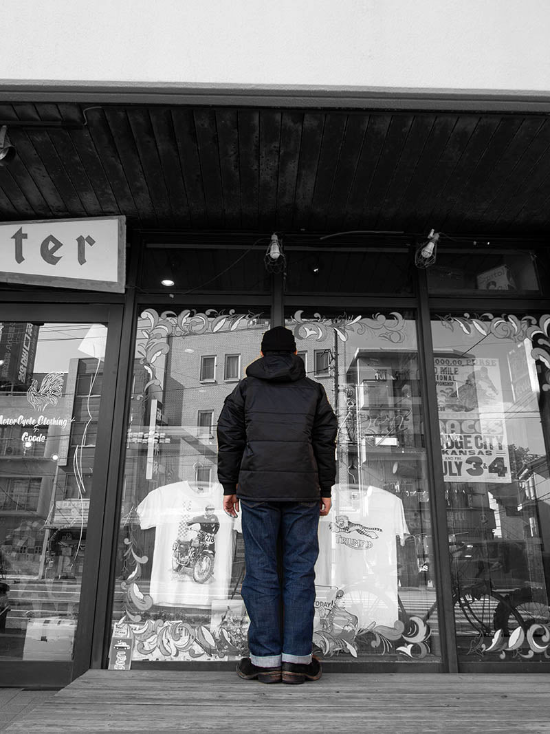 HOODED RACING JACKET