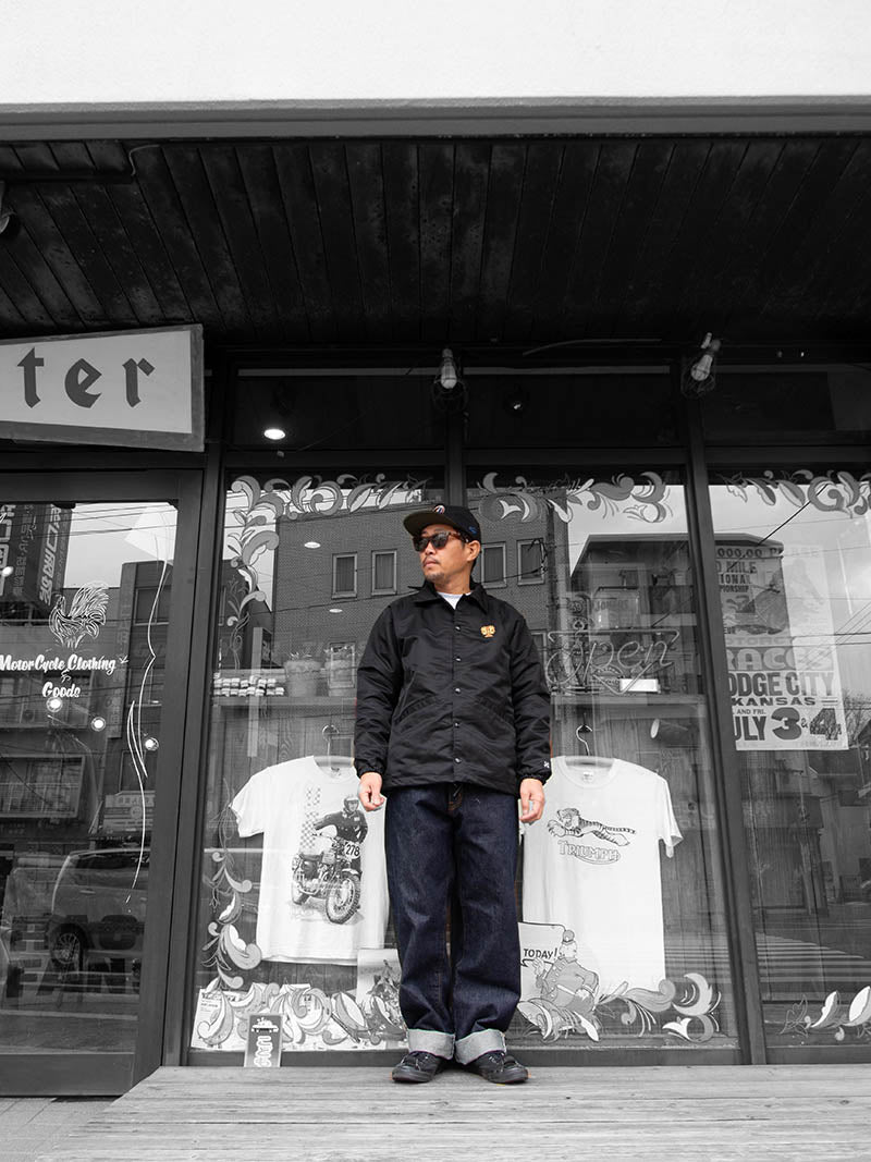 "MOONEYES x DOGTOWN x BLUCO" COACH JACKET