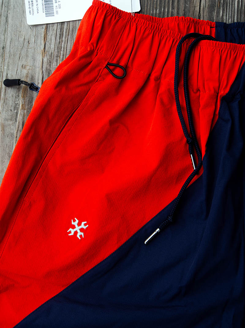 STRETCH TRACK PANTS -COMBINATION-