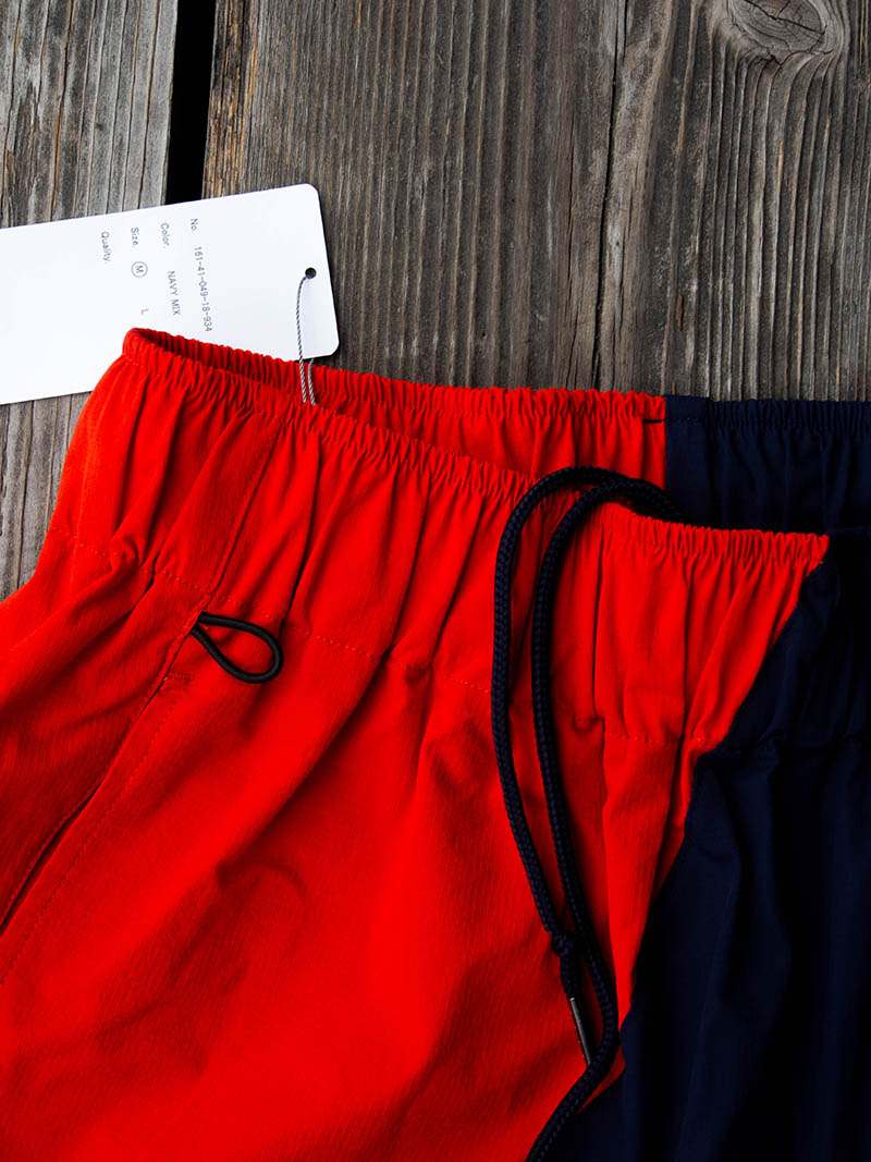 STRETCH TRACK PANTS -COMBINATION-