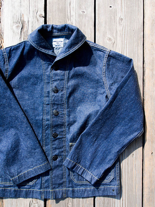 SBJ-120-323S 12oz JUMBO "SMALL LUMP" SELVEDDE US NAVY COVERALL