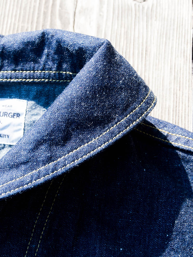 SBJ-120-323S 12oz JUMBO "SMALL LUMP" SELVEDDE US NAVY COVERALL