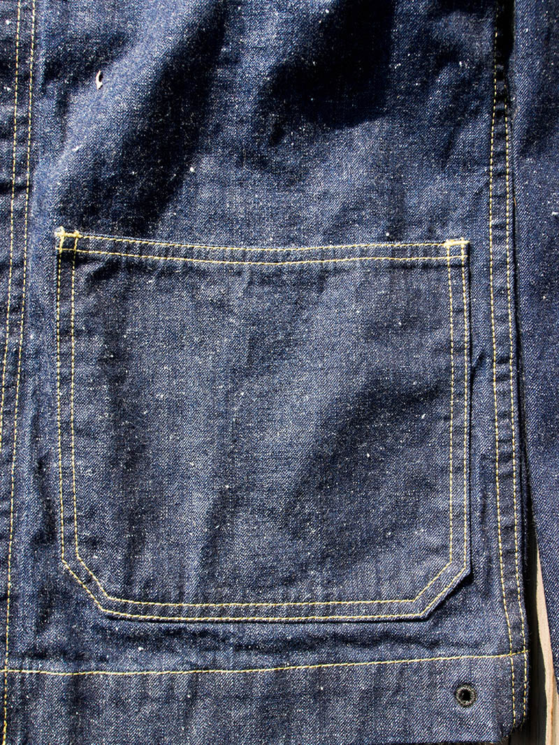 SBJ-120-323S 12oz JUMBO "SMALL LUMP" SELVEDDE US NAVY COVERALL