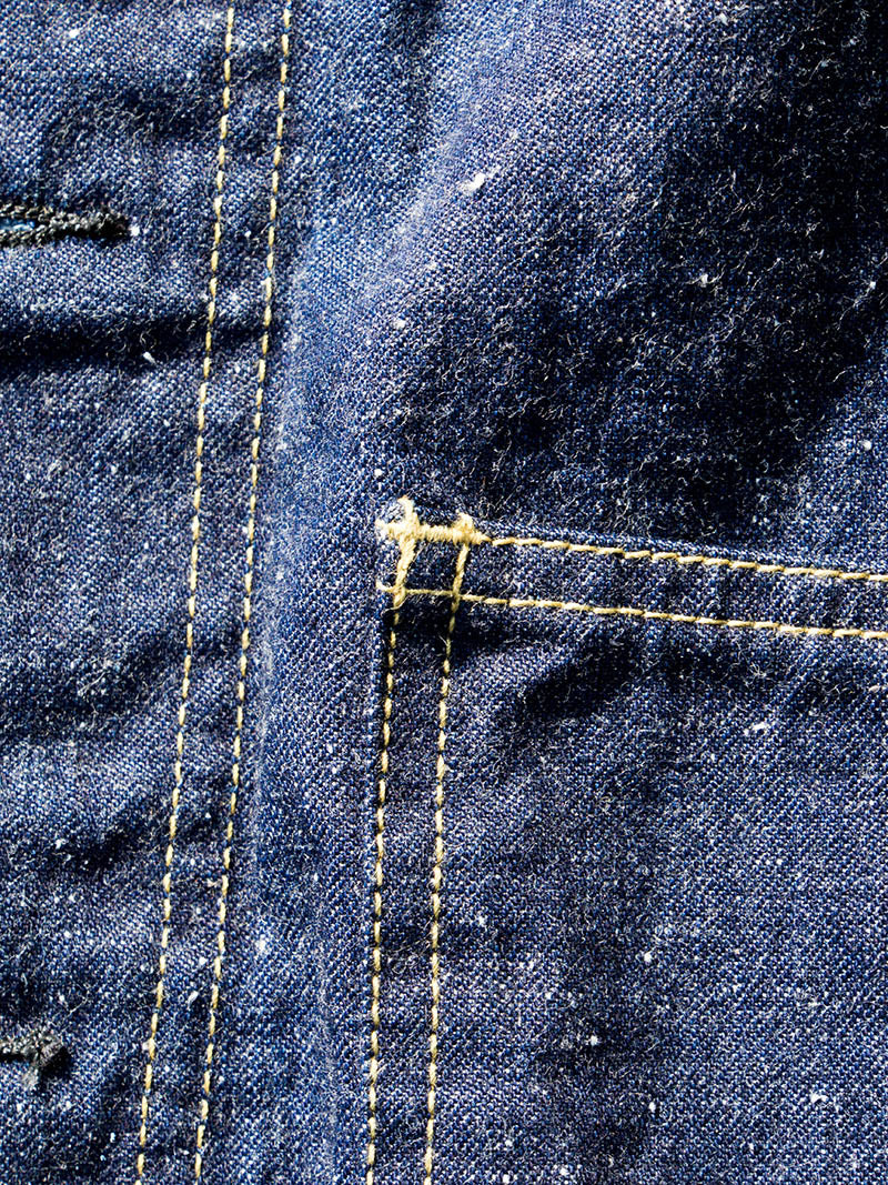 SBJ-120-323S 12oz JUMBO "SMALL LUMP" SELVEDDE US NAVY COVERALL