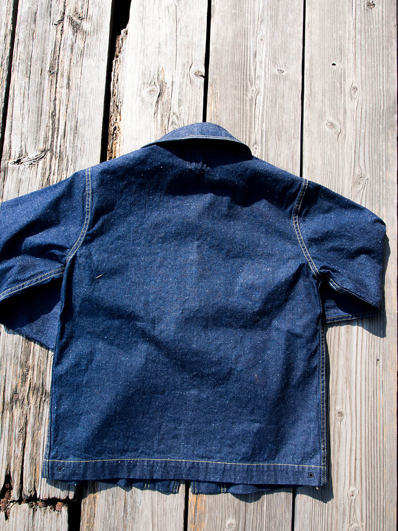 SBJ-120-323S 12oz JUMBO "SMALL LUMP" SELVEDDE US NAVY COVERALL