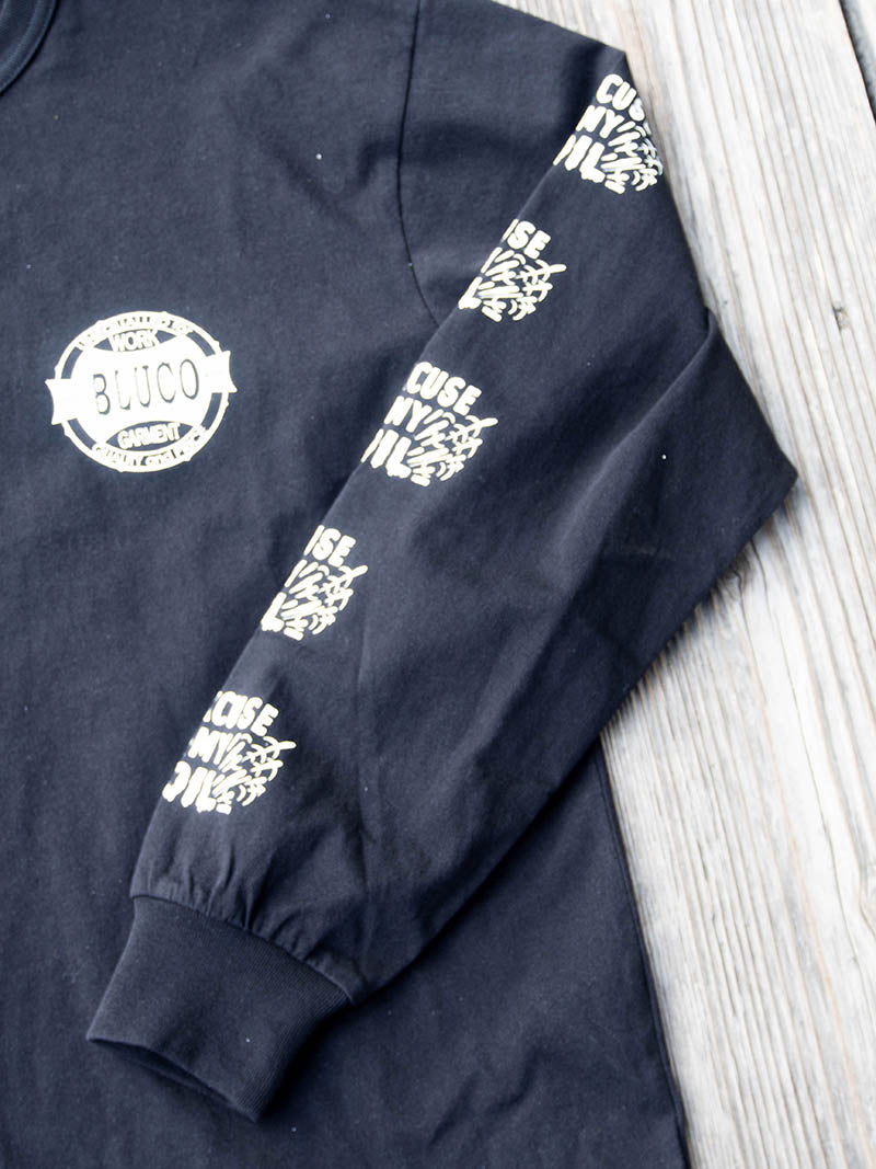 PRINT L/S TEE -Oil-