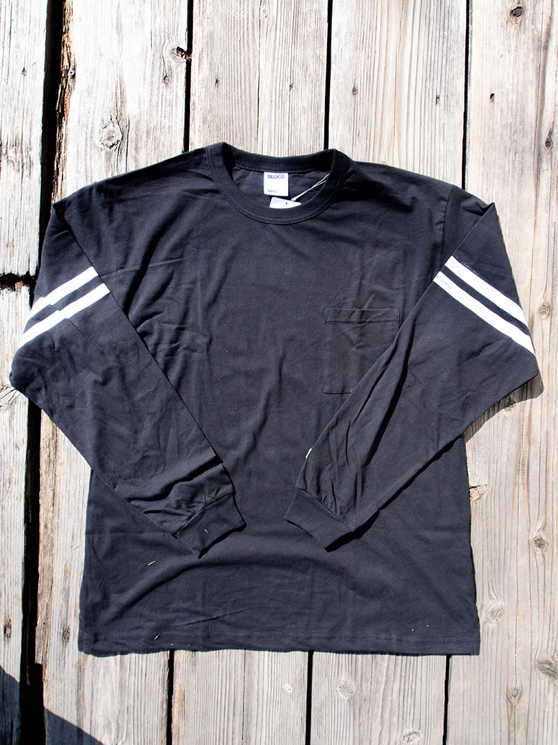 DRY COTTON PRINT L/S TEE -LINE-