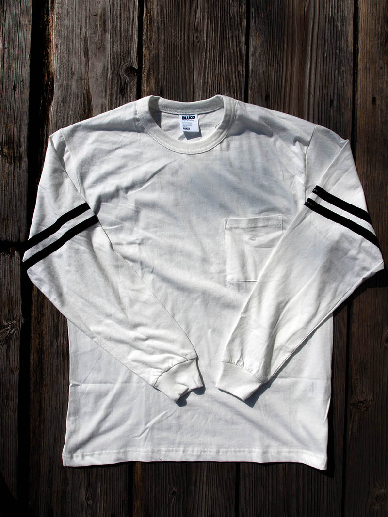 DRY COTTON PRINT L/S TEE -LINE-