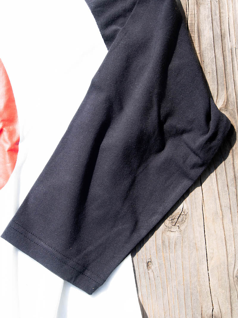 DRY COTTON PRINT RAGLAN 3/4 TEE -CHAMP-