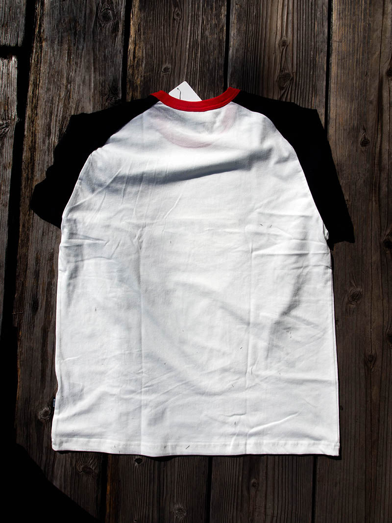 DRY COTTON PRINT RAGLAN 3/4 TEE -CHAMP-