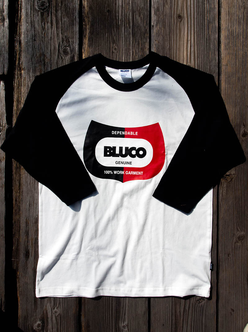 DRY COTTON PRINT RAGLAN 3/4 TEE -CHAMP-