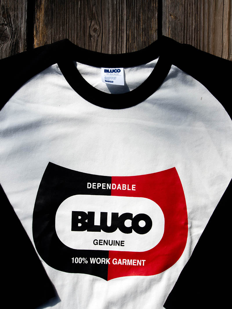 DRY COTTON PRINT RAGLAN 3/4 TEE -CHAMP-