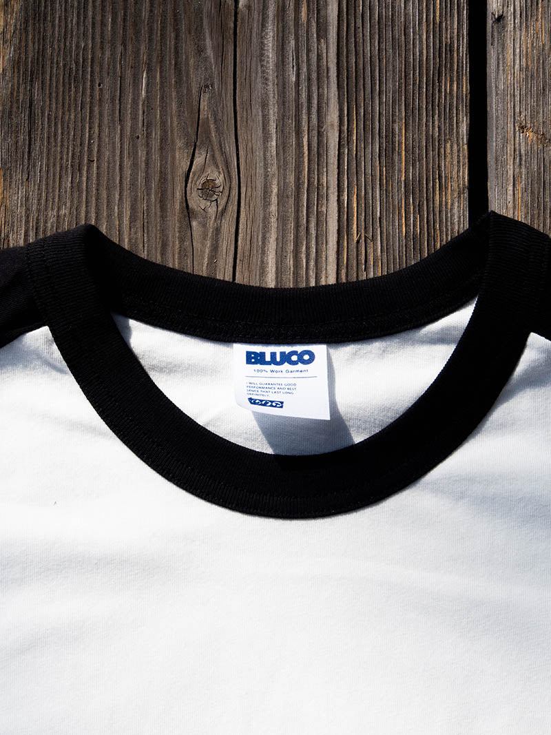 DRY COTTON PRINT RAGLAN 3/4 TEE -CHAMP-