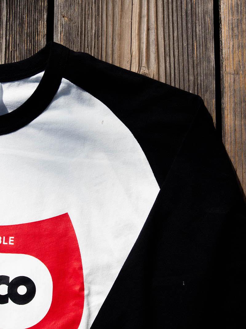 DRY COTTON PRINT RAGLAN 3/4 TEE -CHAMP-