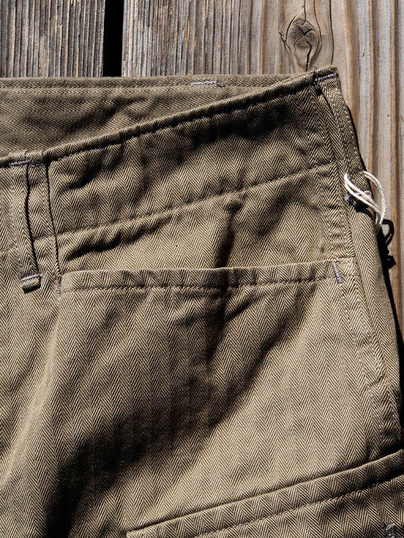 M43 Trousers Mod, Khaki Herringbone