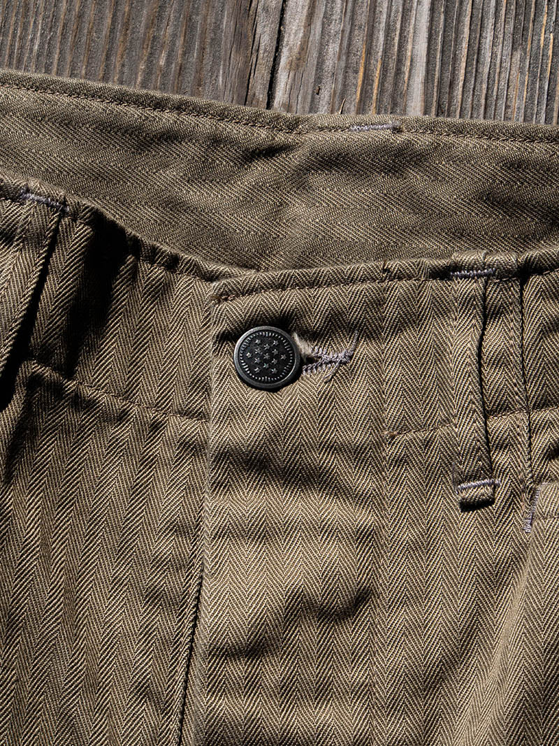 M43 Trousers Mod, Khaki Herringbone