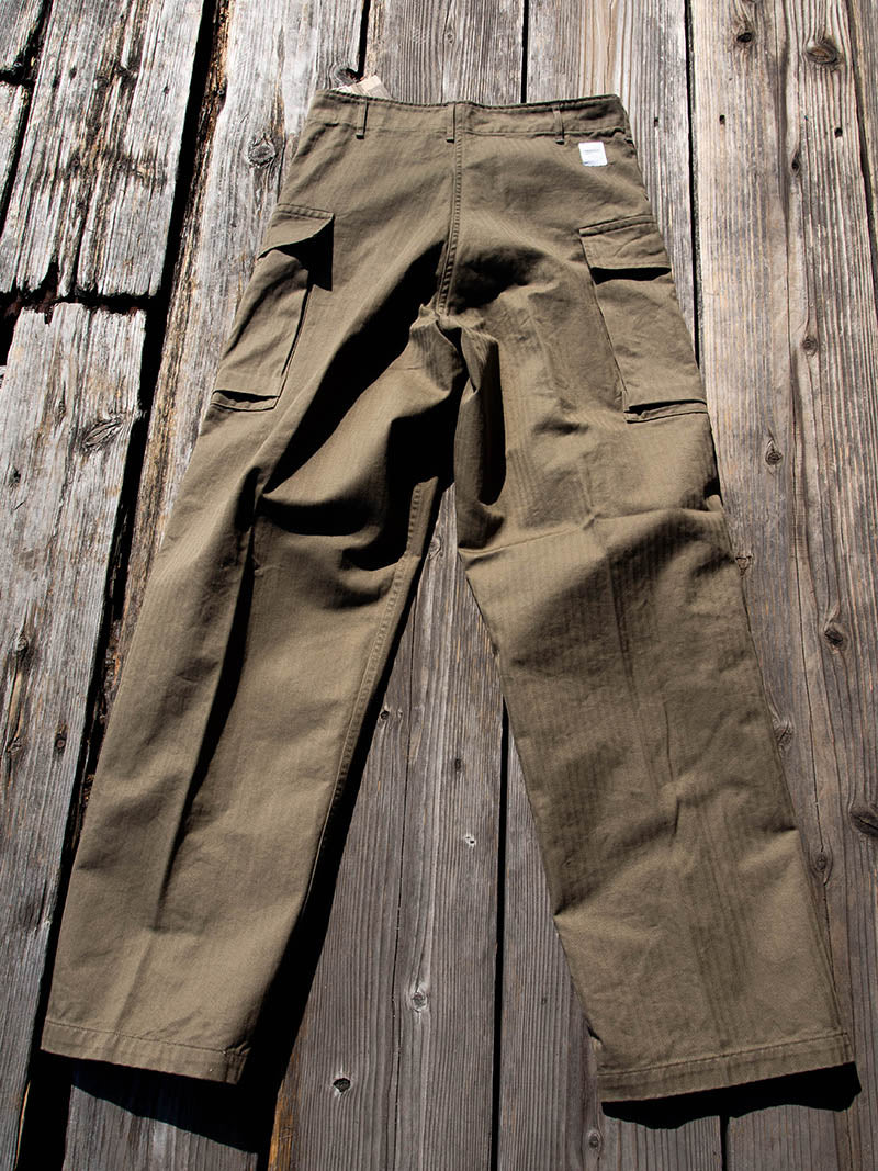 M43 Trousers Mod, Khaki Herringbone