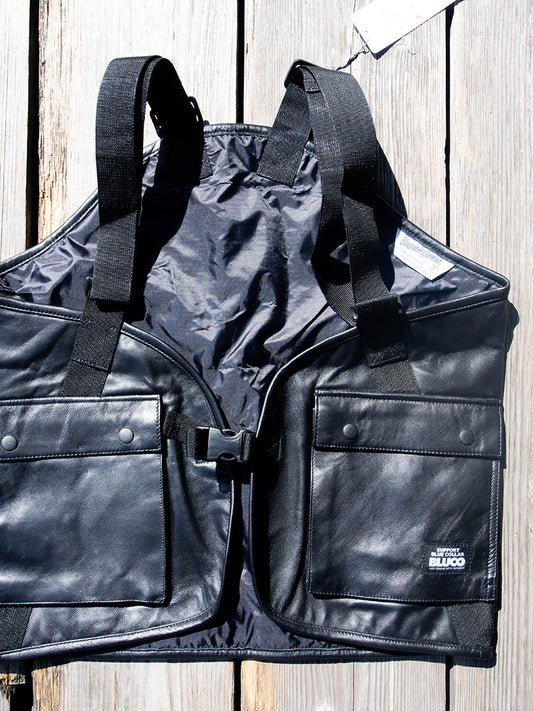 LEATHER UTILITY VEST