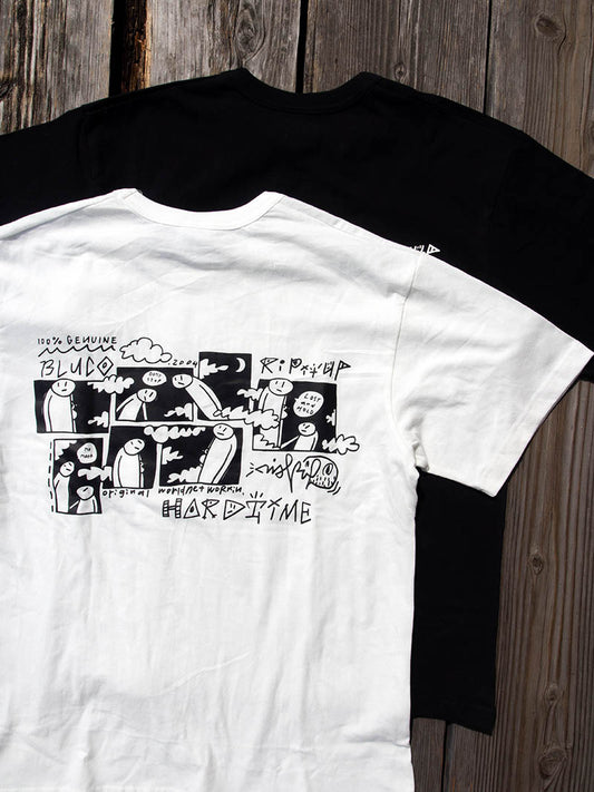 DRY COTTON PRINT TEE -Artwork by DISKAH-