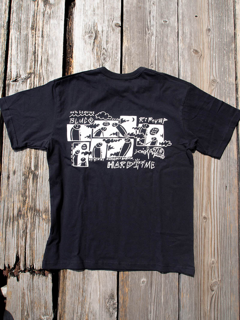 DRY COTTON PRINT TEE -Artwork by DISKAH-