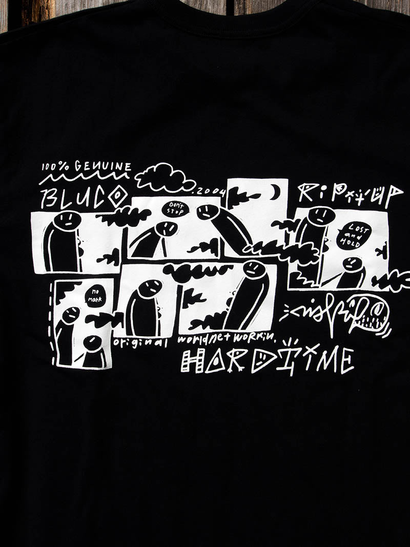 DRY COTTON PRINT TEE -Artwork by DISKAH-