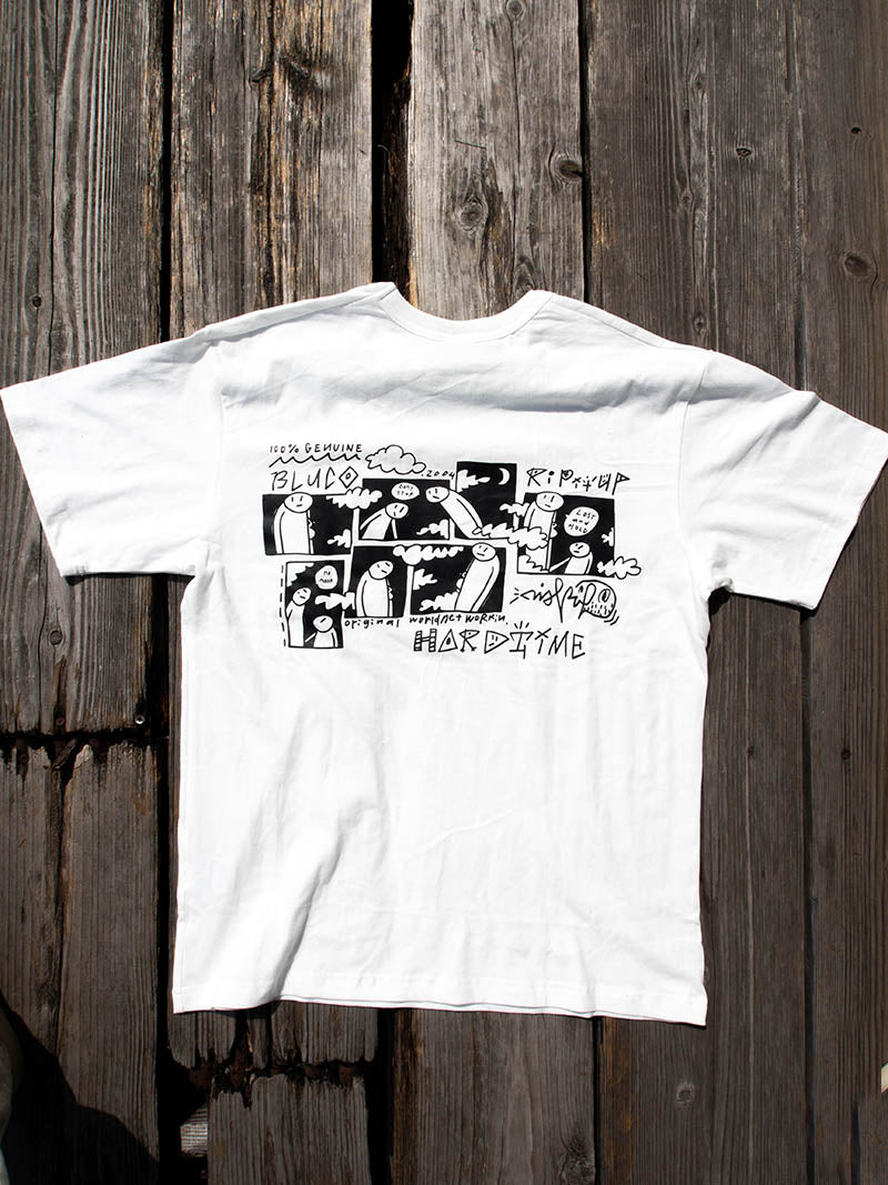 DRY COTTON PRINT TEE -Artwork by DISKAH-