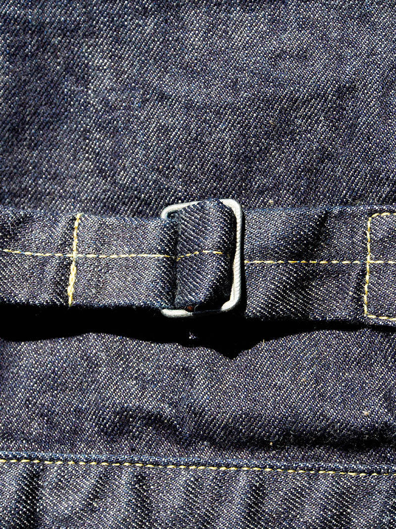 SBJ-145-305 JUNBO 14.5oz SELVEDGE DENIM JACKET 1st -Stitch All Banana Yellow-