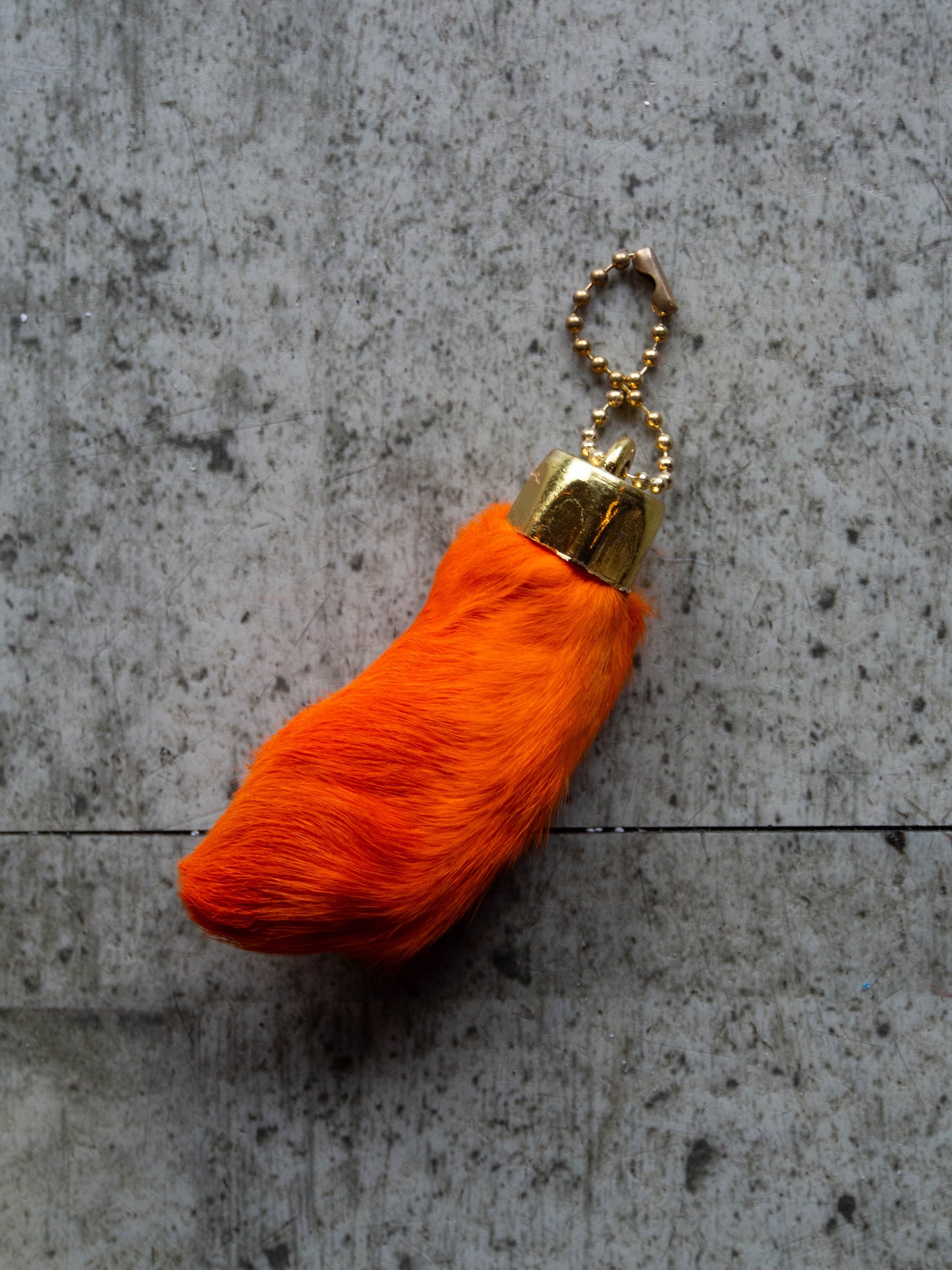RABBIT FOOT KEYHOLDER