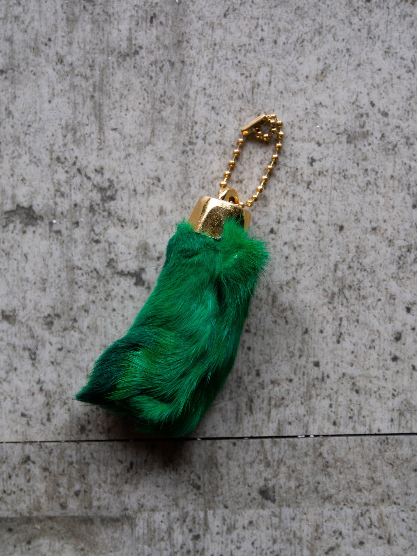RABBIT FOOT KEYHOLDER