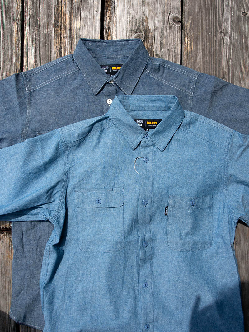 CHAMBRAY WORK SHIRT S/S