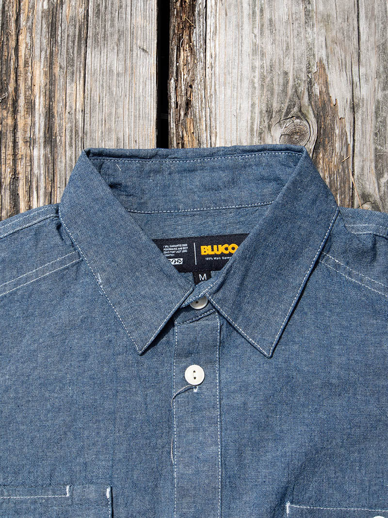 CHAMBRAY WORK SHIRT S/S