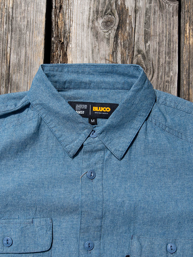 CHAMBRAY WORK SHIRT S/S