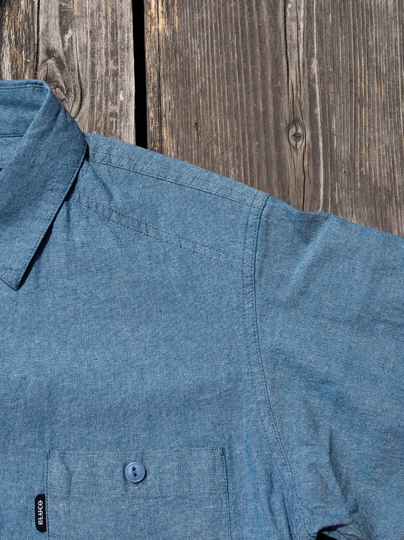 CHAMBRAY WORK SHIRT S/S