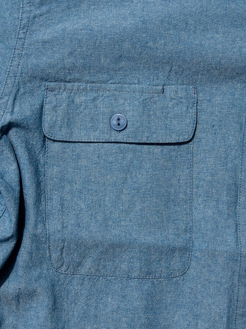 CHAMBRAY WORK SHIRT S/S