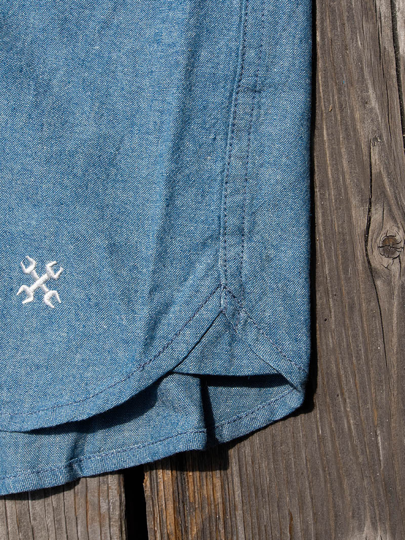 CHAMBRAY WORK SHIRT S/S