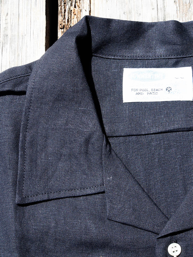 Open Collar Shirt, Linen