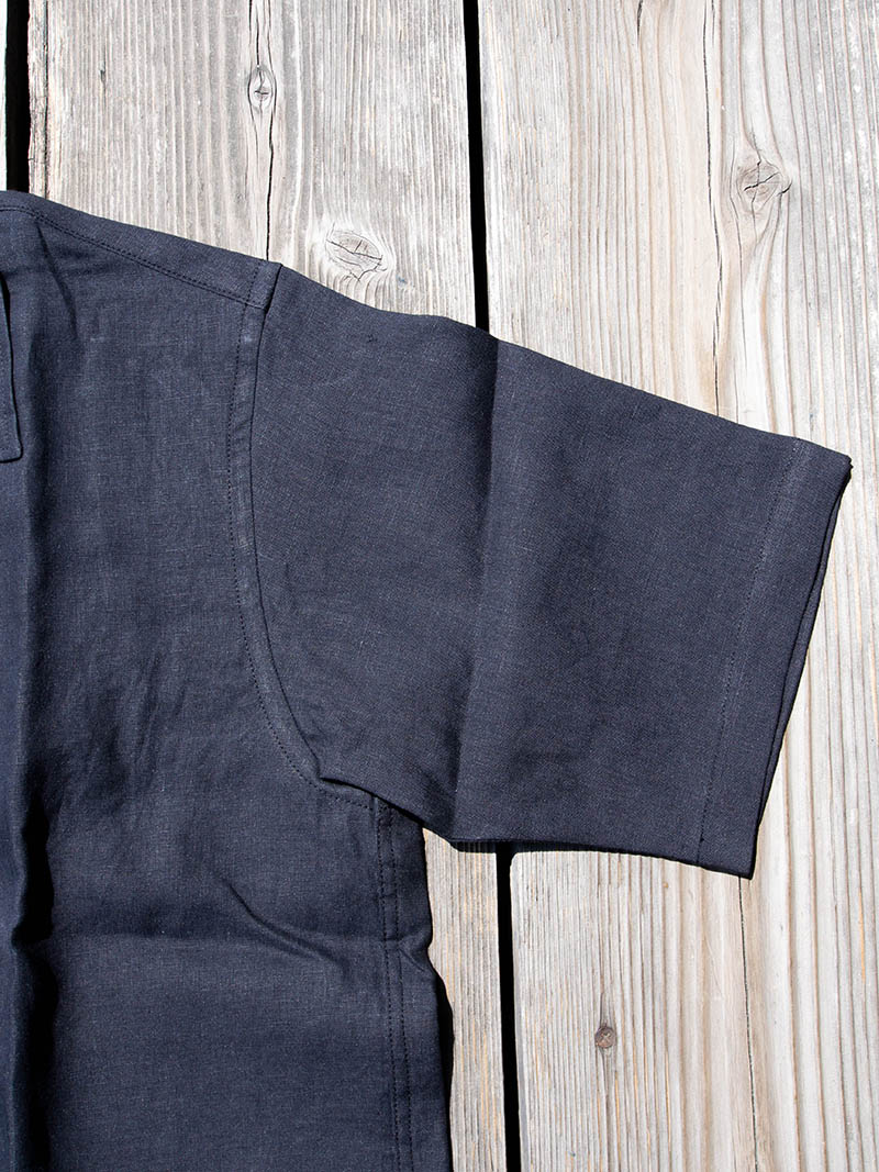 Open Collar Shirt, Linen