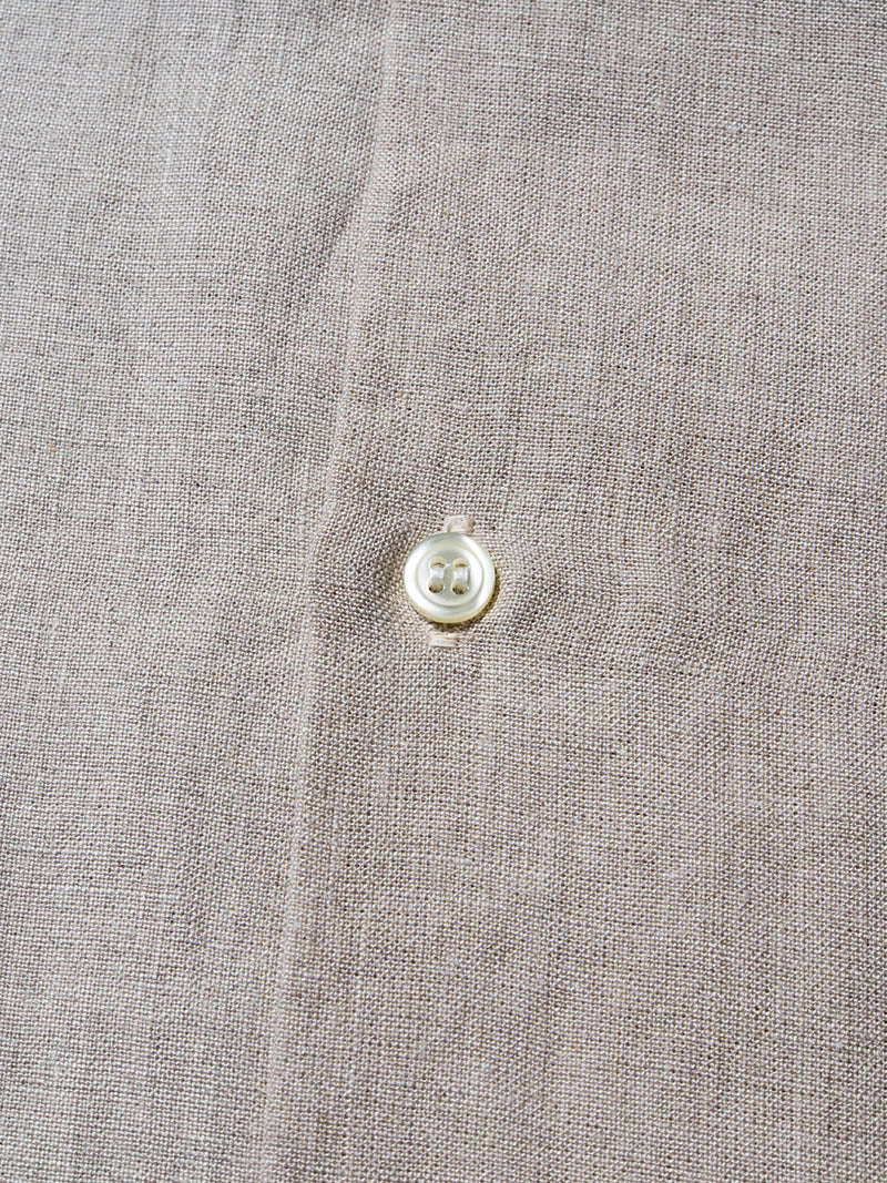 Open Collar Shirt, Linen