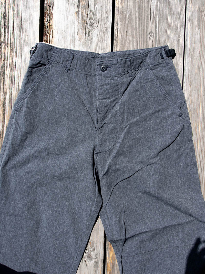 FWP Trousers, Black Chambray