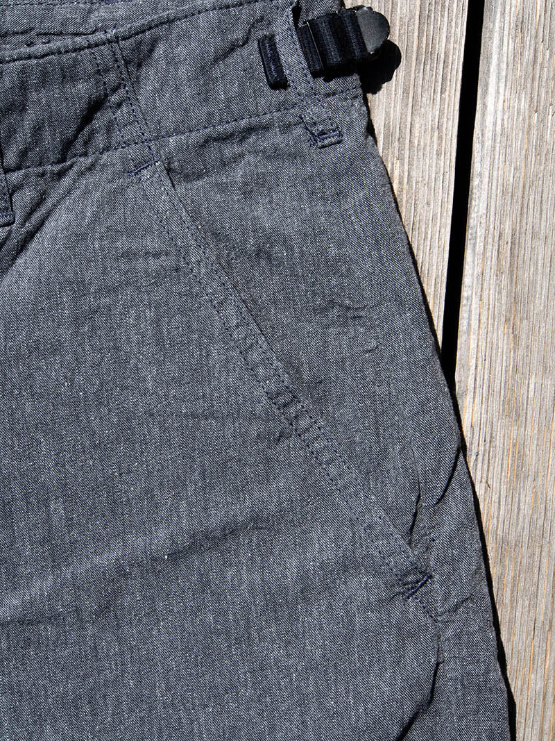 FWP Trousers, Black Chambray