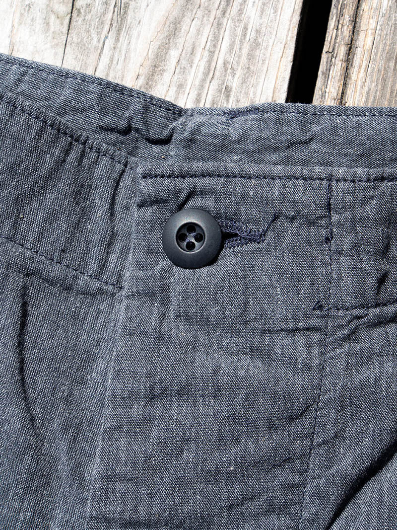 FWP Trousers, Black Chambray