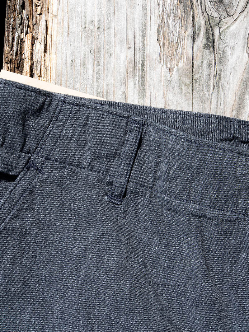 FWP Trousers, Black Chambray