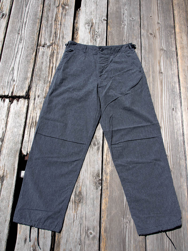 FWP Trousers, Black Chambray