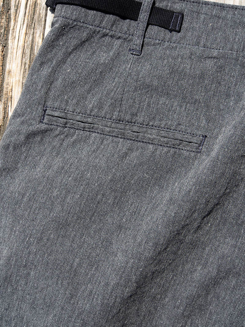 FWP Trousers, Black Chambray