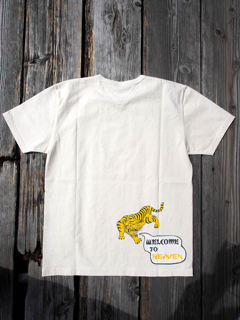 COZUN S/S GUSSET CREW -HEAVEN-