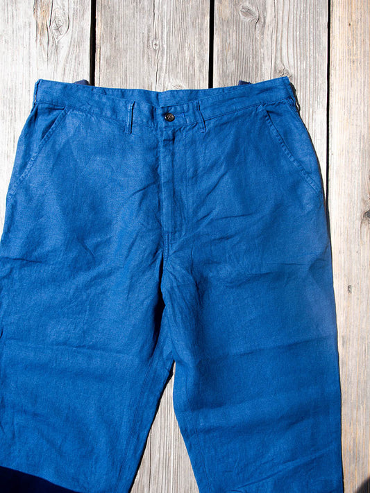 FWP Trousers, French Blue Linen